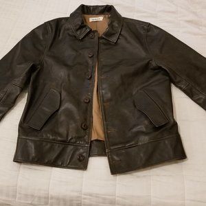 Taylor Stitch Cayuma Jacket in Cola Leather